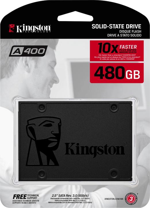 Produktbild Kingston A400 (480 GB, 2.5")