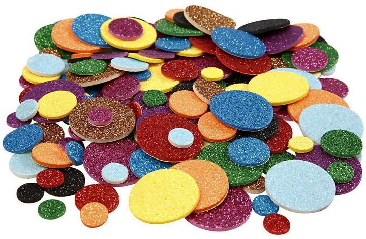 Produktbild Creativ Company Moosgummi-Stanzteile Kreise 1000 Stück
