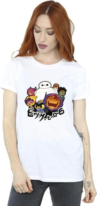 Image du produit Disney - T-shirt BIG HERO BAYMAX GROUP MANGA - Femme (S)