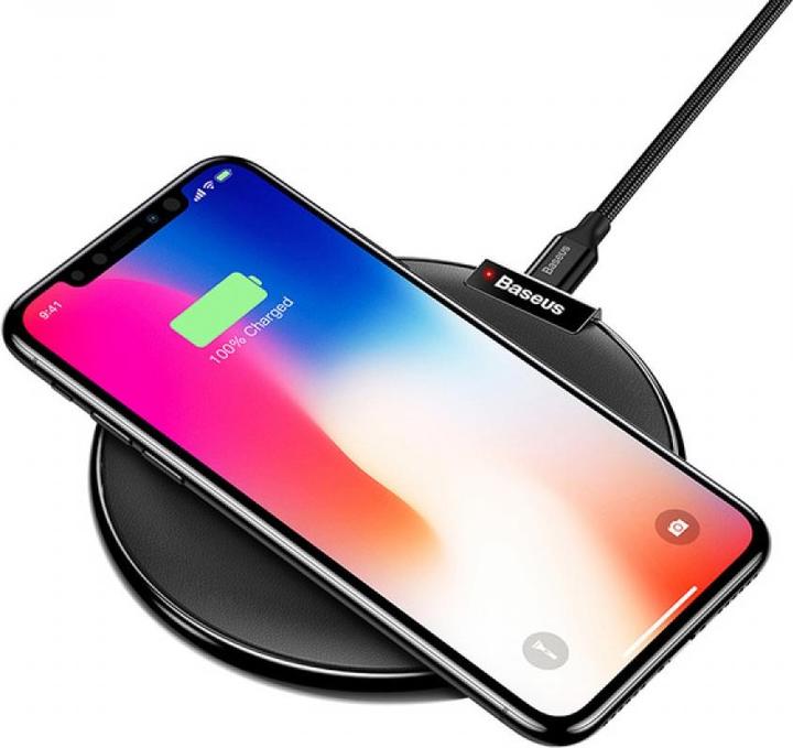 Immagine prodotto Baseus Caricabatterie wireless Qi in pelle