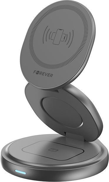 Immagine prodotto Forever MAWC-200 caricatore magnetico wireless 15W grigio 3in1 (15 W)