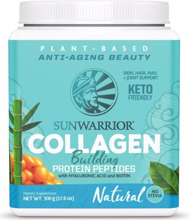 Actual product image Sunwarrior Collagen Building Protein Peptides Natural (1 Piece, Powder, 500 g)
