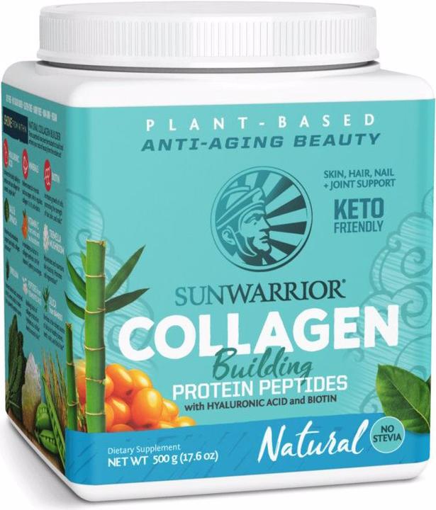 Actual product image Sunwarrior Collagen Building Protein Peptides Natural (1 Piece, Powder, 500 g)