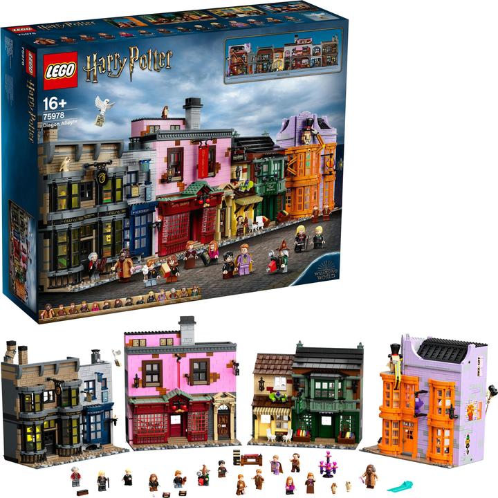 Image du produit LEGO L'allée du diagon de Harry Potter (75978, LEGO Harry Potter, LEGO difficiles à trouver)