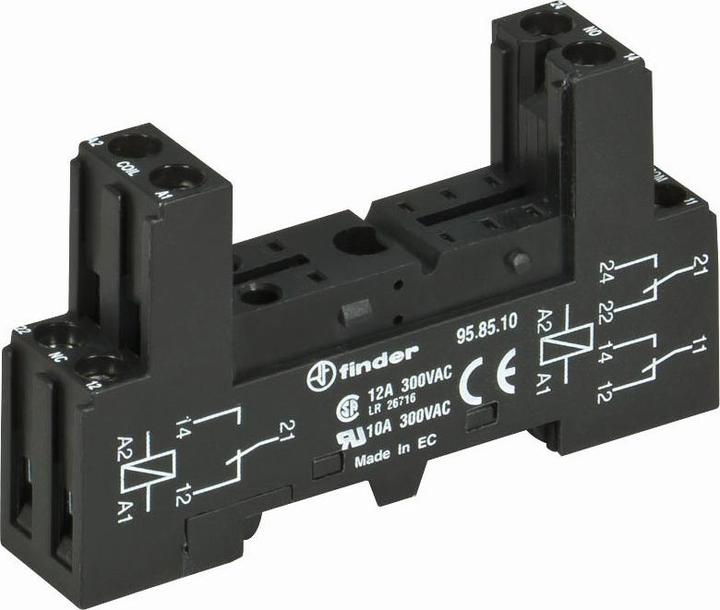 Actual product image Finder 95.85.10 Socket with screw connections, colour sc 958510 (Relay socket)