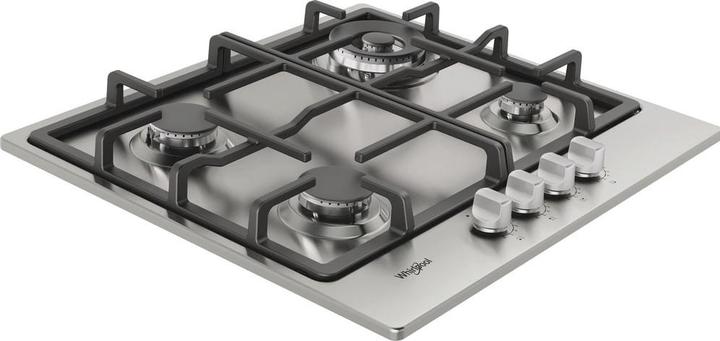 Image du produit Whirlpool TGML 661 IX R inox Intégré 58 cm Plaque de cuisson à gaz 4 zone(s)