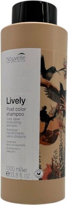 Nouvelle Lively Post Color Shampoo 1000 ml (1000 ml, Flüssiges Shampoo)