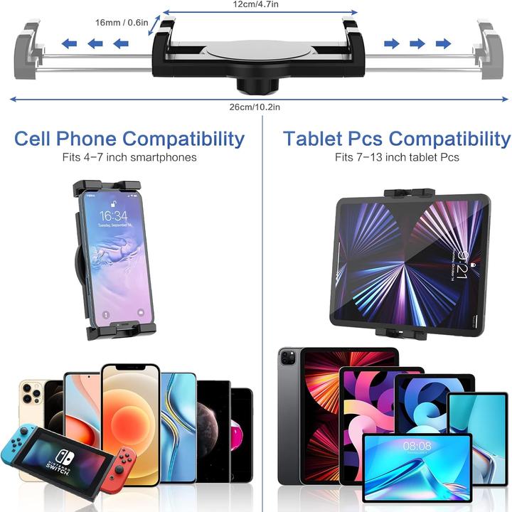 Actual product image Oilcan Tablet car holder