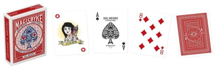 Actual product image Dal Negro DalNegro Playing Cards Mono Collectible Plasticised Magicbyke 10541