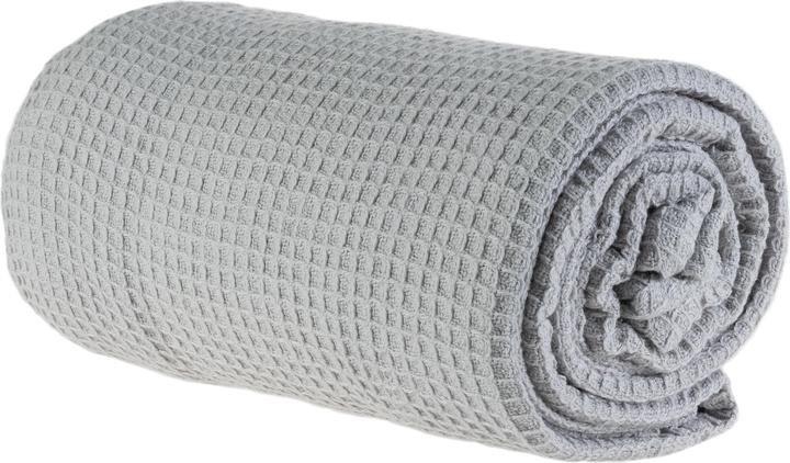 Actual product image Cocon Cotton blanket 150 x 200 cm, grey (150 x 200 cm)