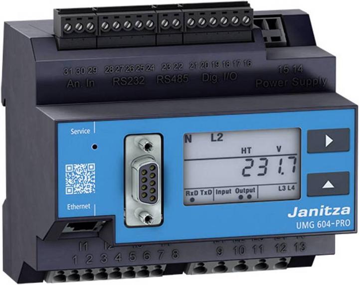 Actual product image Janitza Voltage quality analyzer UMG 604 PRO