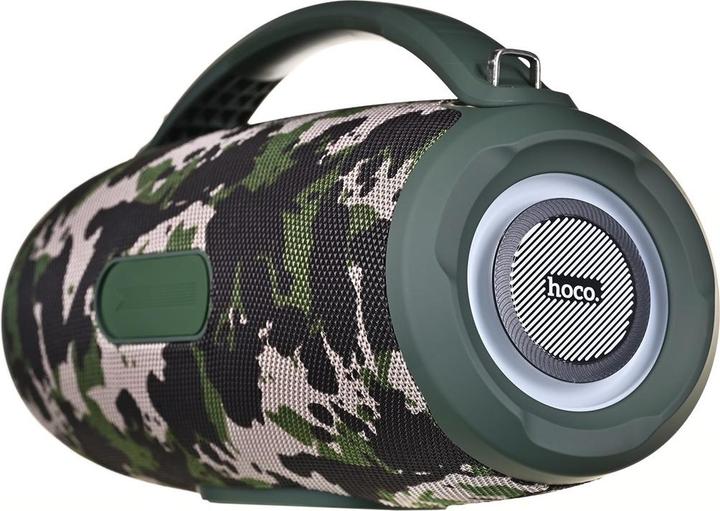 Actual product image Hoco Bluetooth speakers wireless speaker bluetooth HA4 camouflage green (4 h)