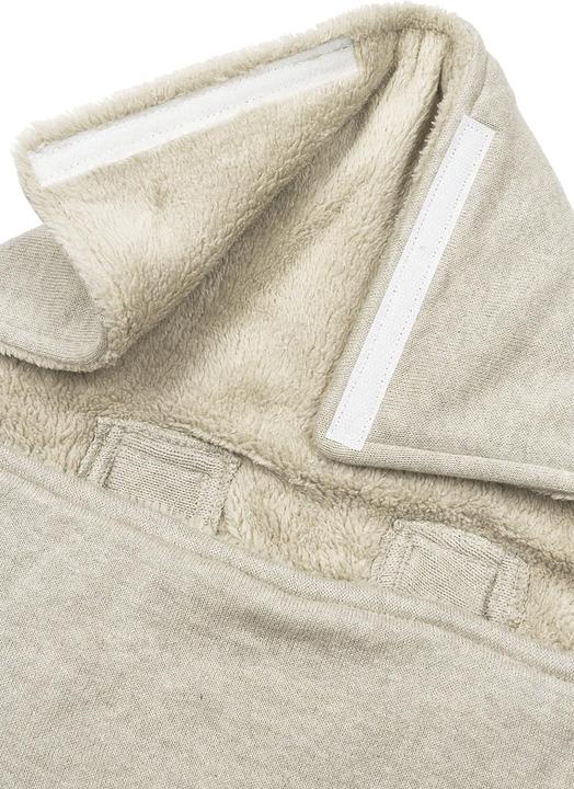 Produktbild Meyco Baby Fusssack Knit basic sand melange mit Klettverschluss