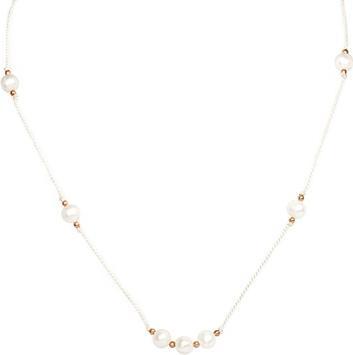 Agato Beautiful string necklace with pearls HE03K3RG-WH