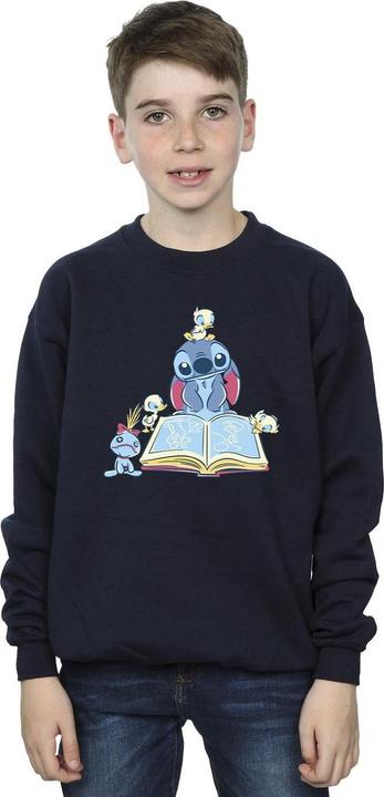 Immagine prodotto Disney Lilo & Stitch Reading A Book Felpa Ragazzi (104)