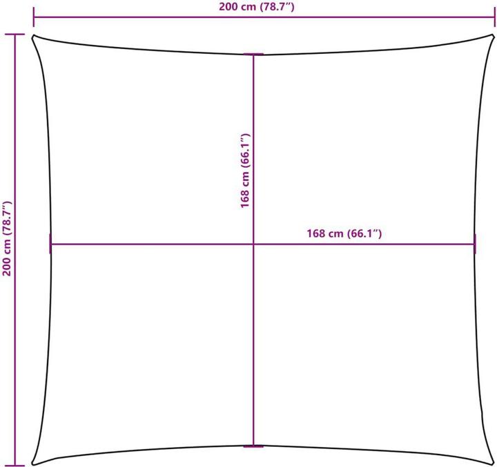 Image du produit VidaXL Sonnensegel (200 x 200 cm)