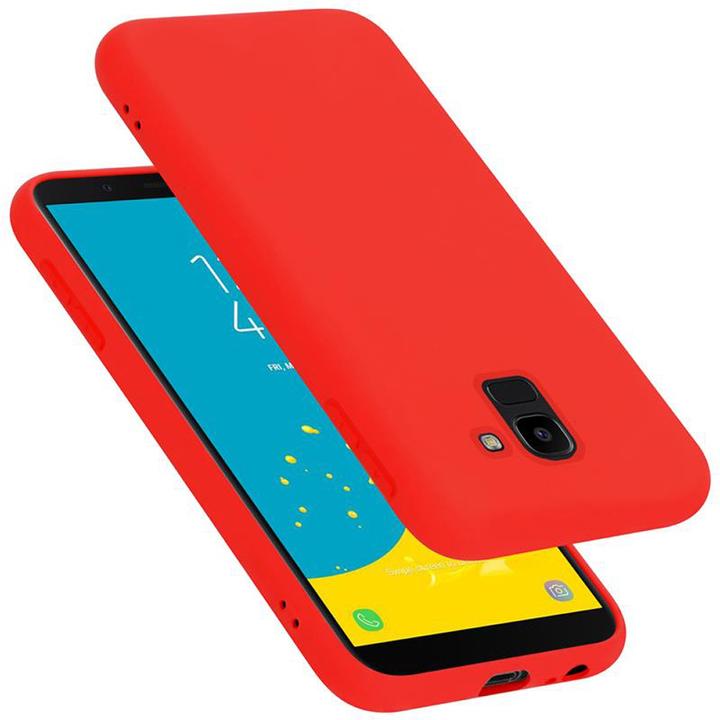 Actual product image Cadorabo TPU Liquid Silicone Case Cover (Samsung Galaxy J6 (2018))