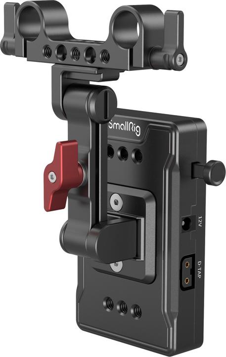 SmallRig V Mount Battery Adapter Plate (Basic Version) with Extension Arm 3499B (Rechargeable battery)