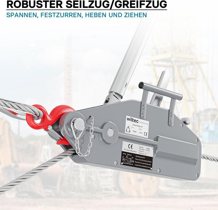 Actual product image Wiltec Cable winch