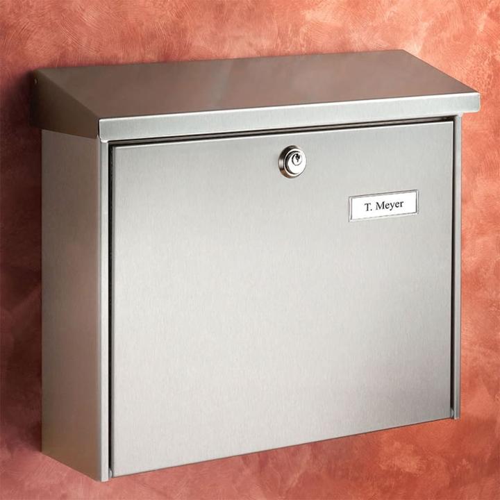 Actual product image Burg Wächter 8140 Stainless steel letterbox AMR