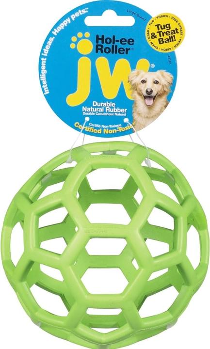 Produktbild JW Hunde-Spielzeug Hol-ee Roller Large, Ø 14.5 cm, Assortiert (Kauspielzeug Hund)