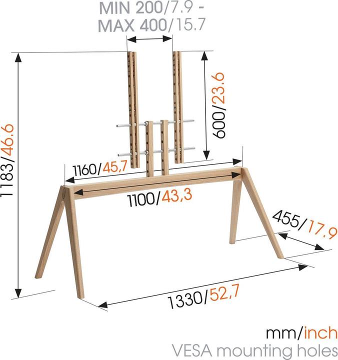 Actual product image Vogels Next OP2 (Universal, 77", 50 kg)