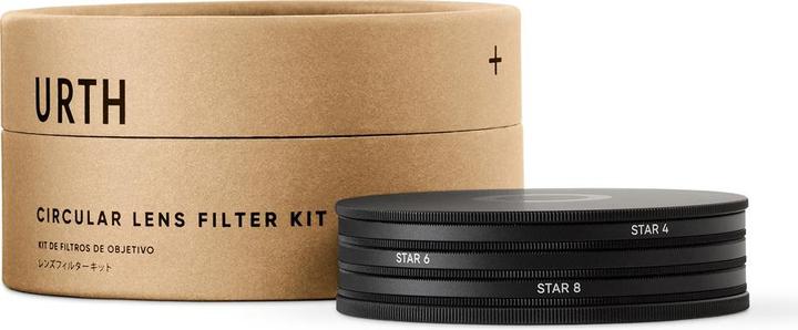 Actual product image Urth 82mm Star 4 point, 6 point, 8 point Lens Filter Kit
