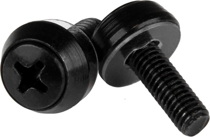 StarTech M5 x 12mm - Vis de montage - Pack de 50 - Noir - Vis M5 pour racks de serveurs
