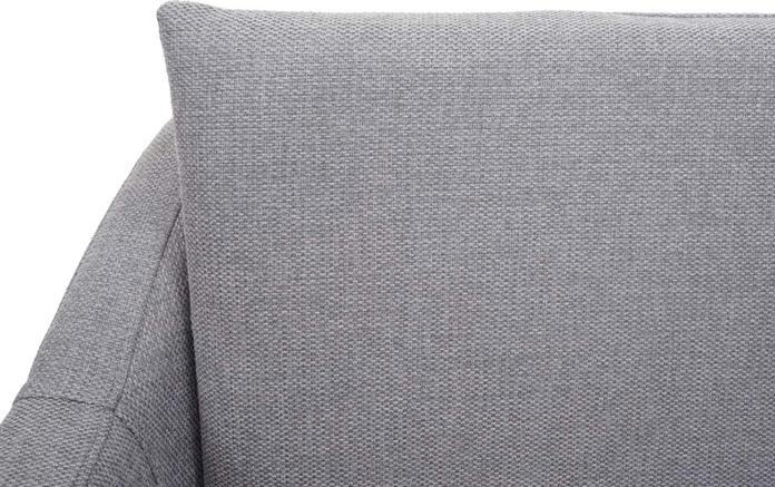 Immagine prodotto Mendler Sedia da salotto, poltrona Sedia da cocktail Sedia relax - Tessuto/Tessuto Grigio chiaro