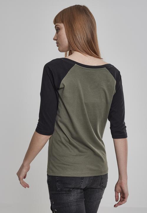 Image du produit Urban Classics Ladies 3/4 Contrast Raglan Tee (5XL)