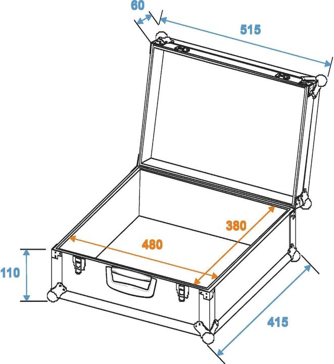 Image du produit Roadinger Case 30126209 (L x l x H) 445 (Universel)