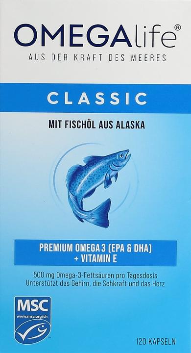 Actual product image Omega-Life Classic (120 Piece, Capsules, 235 g)