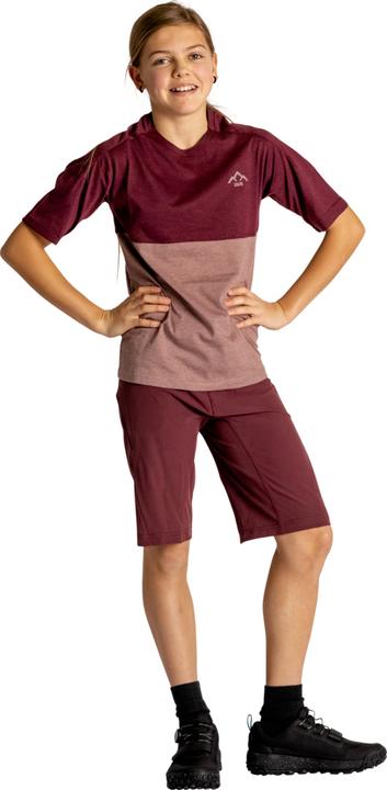 Produktbild iXS Kids Flow Mountain tech tee taupe-raisin KS (S)