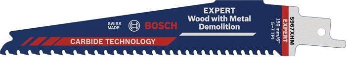 Actual product image Bosch Professional Zubehör Expert Wood with Metal Demolition S 1267 XHM reciprocating saw blade, 10 pieces