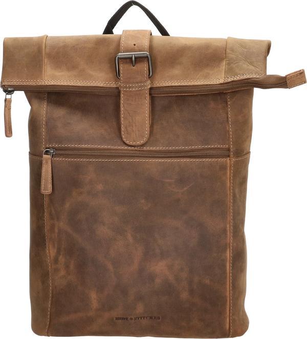 HIDE & Stitches Idaho Rolltop RUgtas 15,6 Zoll Braun