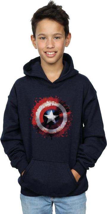 Produktbild Avengers Captain America Art Shield Kapuzenpullover Jungen (140, 146)