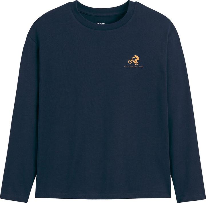 Actual product image La Redoute Collections Shirt mit langen Ärmeln und Messageprint (94)
