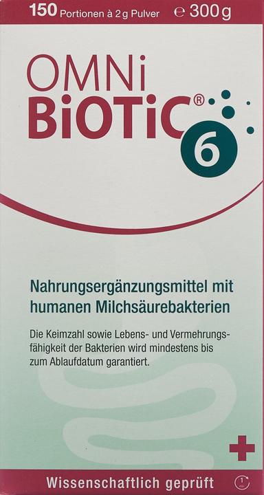 Actual product image Omni Biotic OmniBiotic 6 (1 Piece, Powder, 300 g)