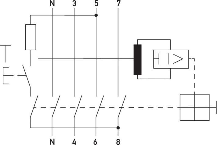 Produktbild Doepke DOEP DFS4 040-4/0,30-A V500 Fehlerstromschutzschalter DFS4 4-pol. 40A 300mA Typ