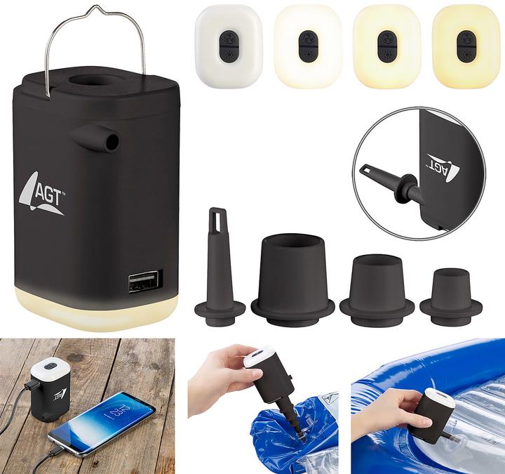 Actual product image AGT 4in1 Battery Air Pump