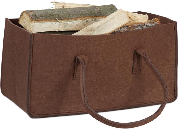 Immagine prodotto Relaxdays Borsa portalegna per camino (25 x 50 x 25 cm)