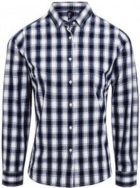 Navy blue, White