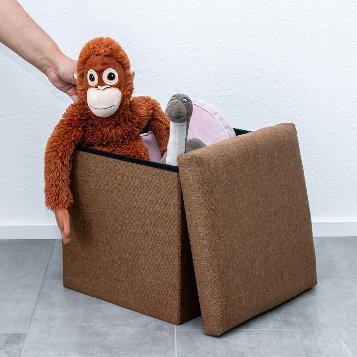 Actual product image Intirilife Seat Cube BERNSTEIN BROWN