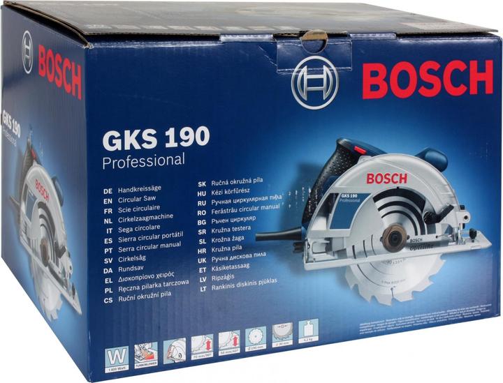Actual product image Bosch Professional Hand-held circular saw GKS 190, in box
