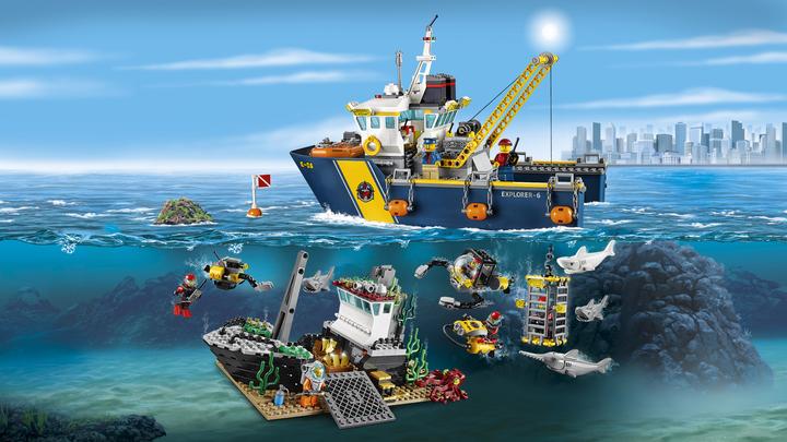 Image du produit LEGO City Le bateau d'exploration (60095, LEGO City, LEGO difficiles à trouver)