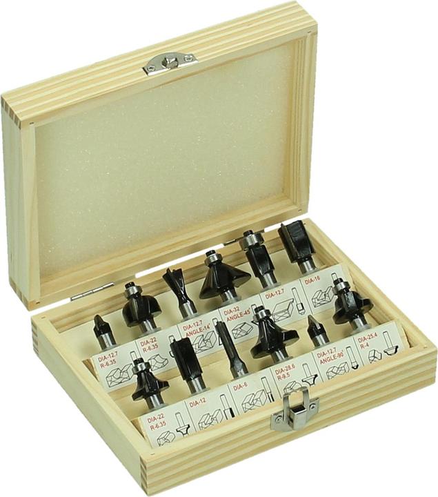 Immagine prodotto Hikoki Set di frese per legno Hitachi 12 pezzi.