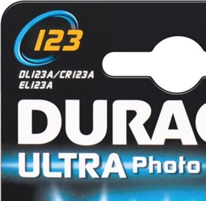 Immagine prodotto Duracell Ultra Foto (1 pz., CR123A, 1400 mAh)