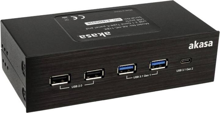 Produktbild Akasa AK-HC-11BK Universal (USB-C, USB-A, 3 Ports)