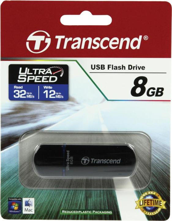 Produktbild Transcend JetFlash 600 (8 GB, USB-A, USB 2.0)