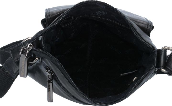 Produktbild Greenland Nature Black Nappa Umhängetasche Leder 21 cm